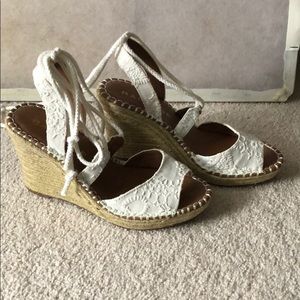 Rampage white canvas espadrille